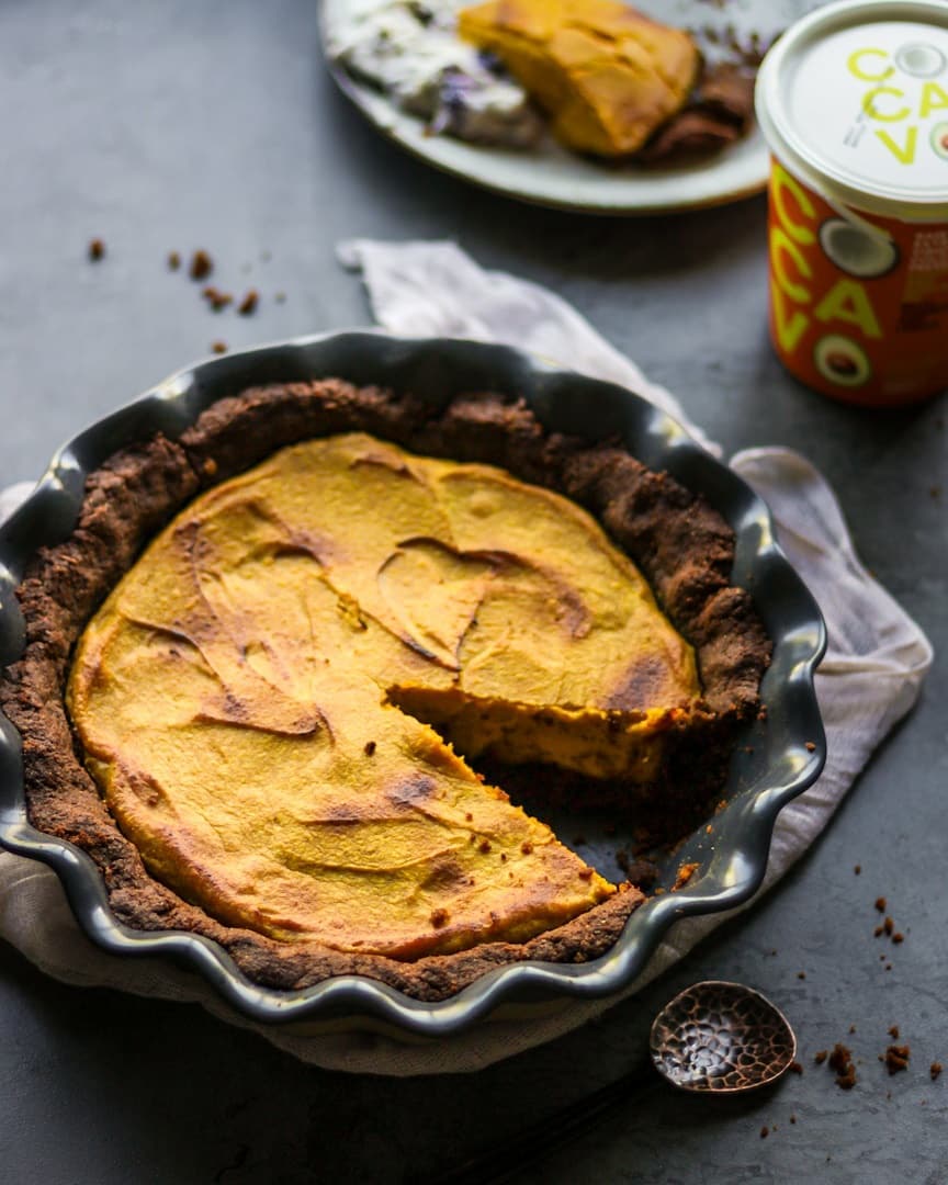 LEMON & TURMERIC PUMPKIN PIE - Cocavo