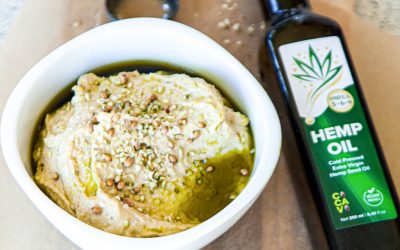 ZESTY LEMON & HEMP OIL HUMMUS