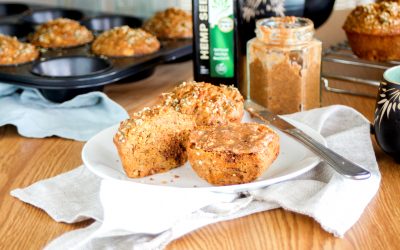 CARROT & HEMP BREAKFAST MUFFINS