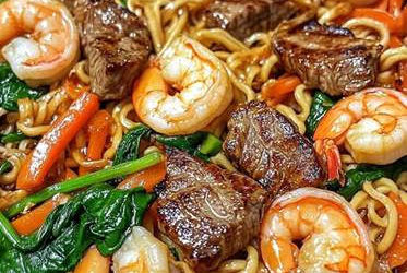 Surf & Turf Stir-Fry Noodles