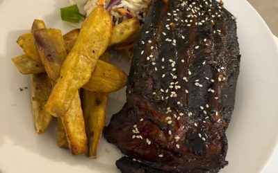 Niue Island Honey Glazed Filipino style Pork Ribs by Derek the Chef