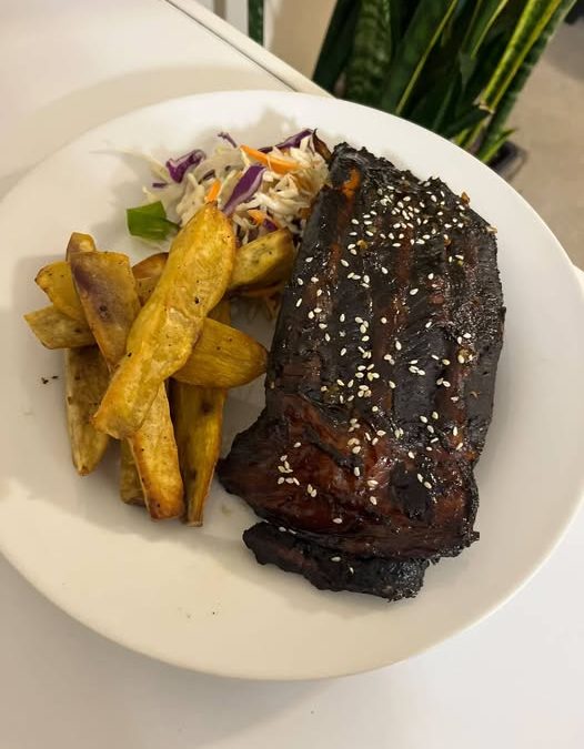 Niue Island Honey Glazed Filipino style Pork Ribs by Derek the Chef