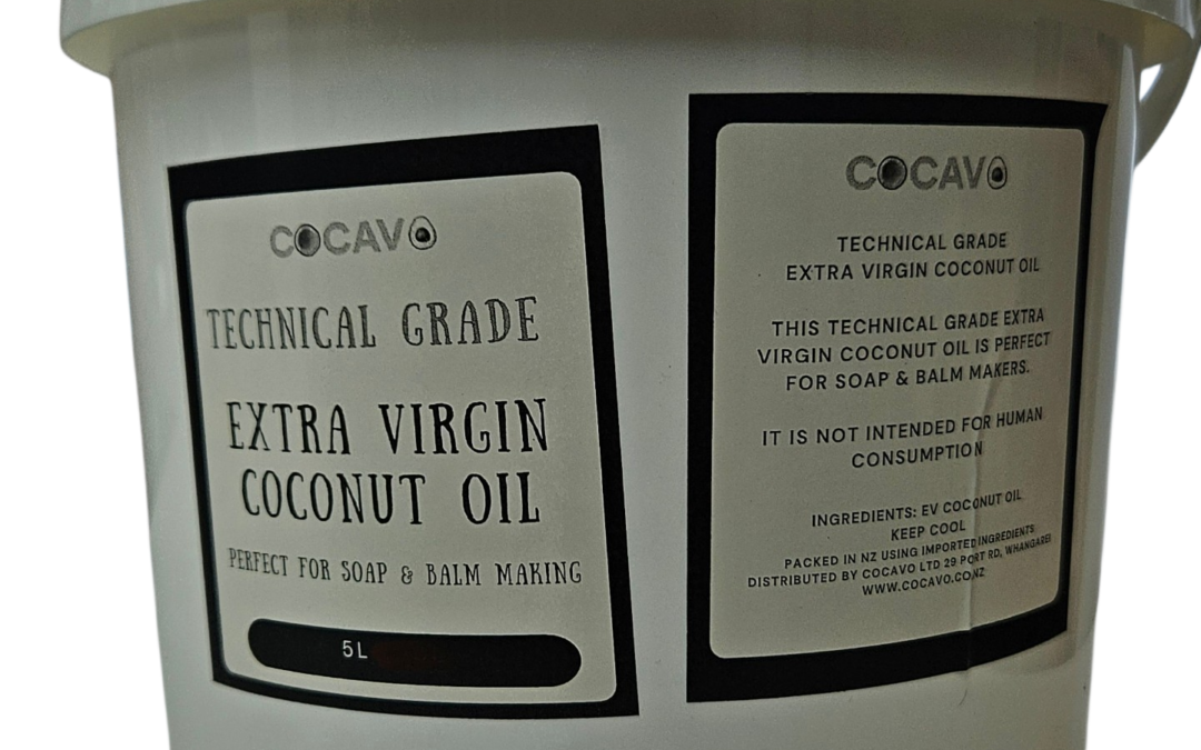 EXTRA VIRGIN COCONUT OIL – SOAP MAKERS SPECIAL (Limited Supply)